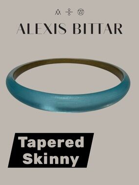Alexis Bittar Lucite Bangle Blue Sky